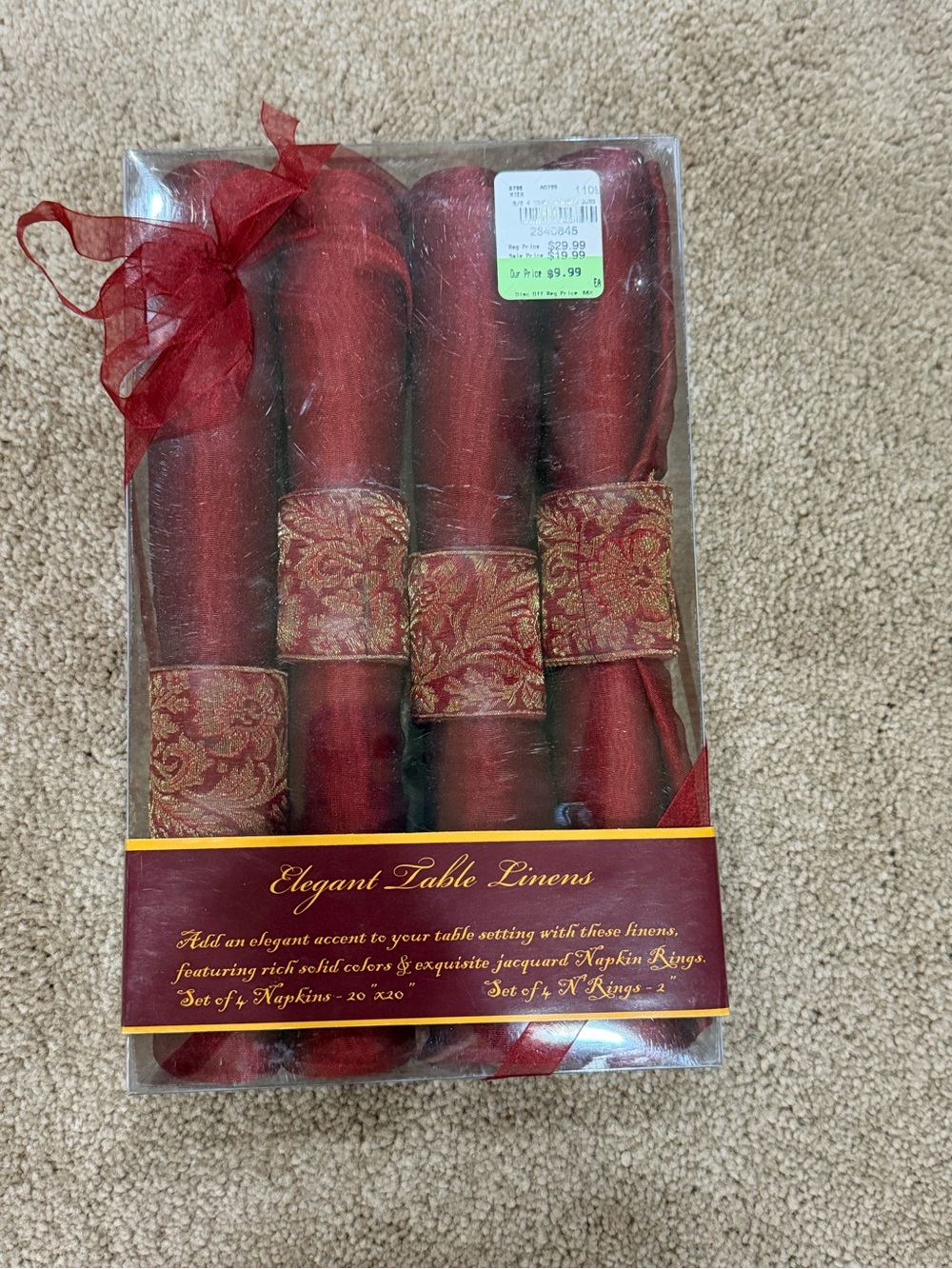 A large bundle of brand new table cloths and napkins. Very useful for holidays